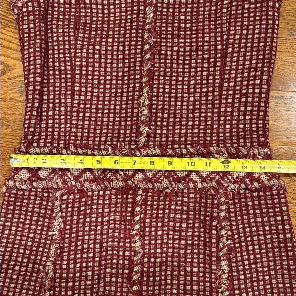 Chanel Burgundy Tweed Dress - Picture 17 of 17